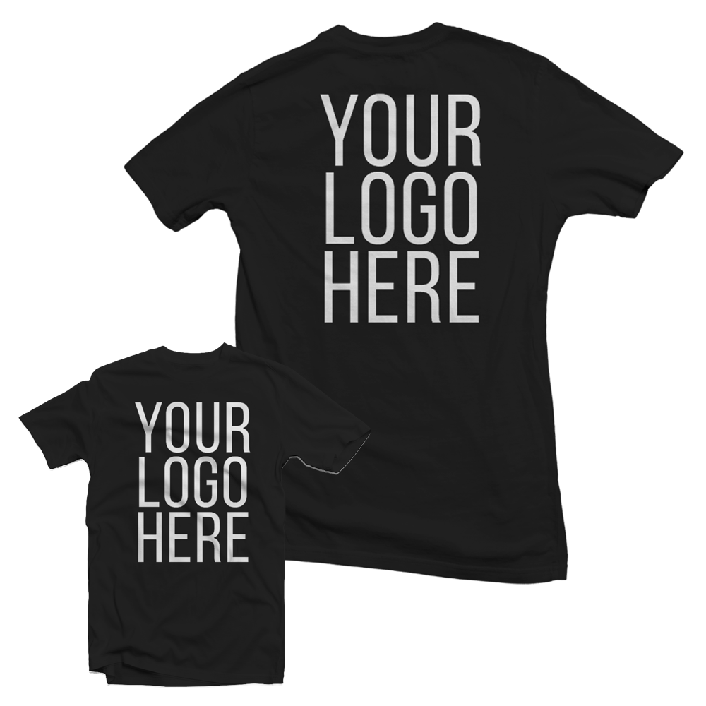 Custom Logo T-Shirt (Large Front/Large Back Print) – DaGrinders