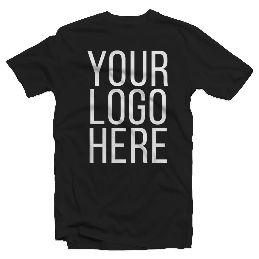 Custom Logo T Shirt Large Front or Back Print
