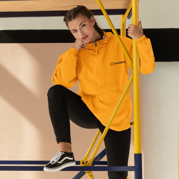 Embroidered Da Grinders X Champion Packable Jacket